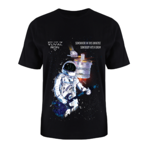 T-Shirt Yuval Ron - Somewhere in This Universe, Somebody Hits a Drum
