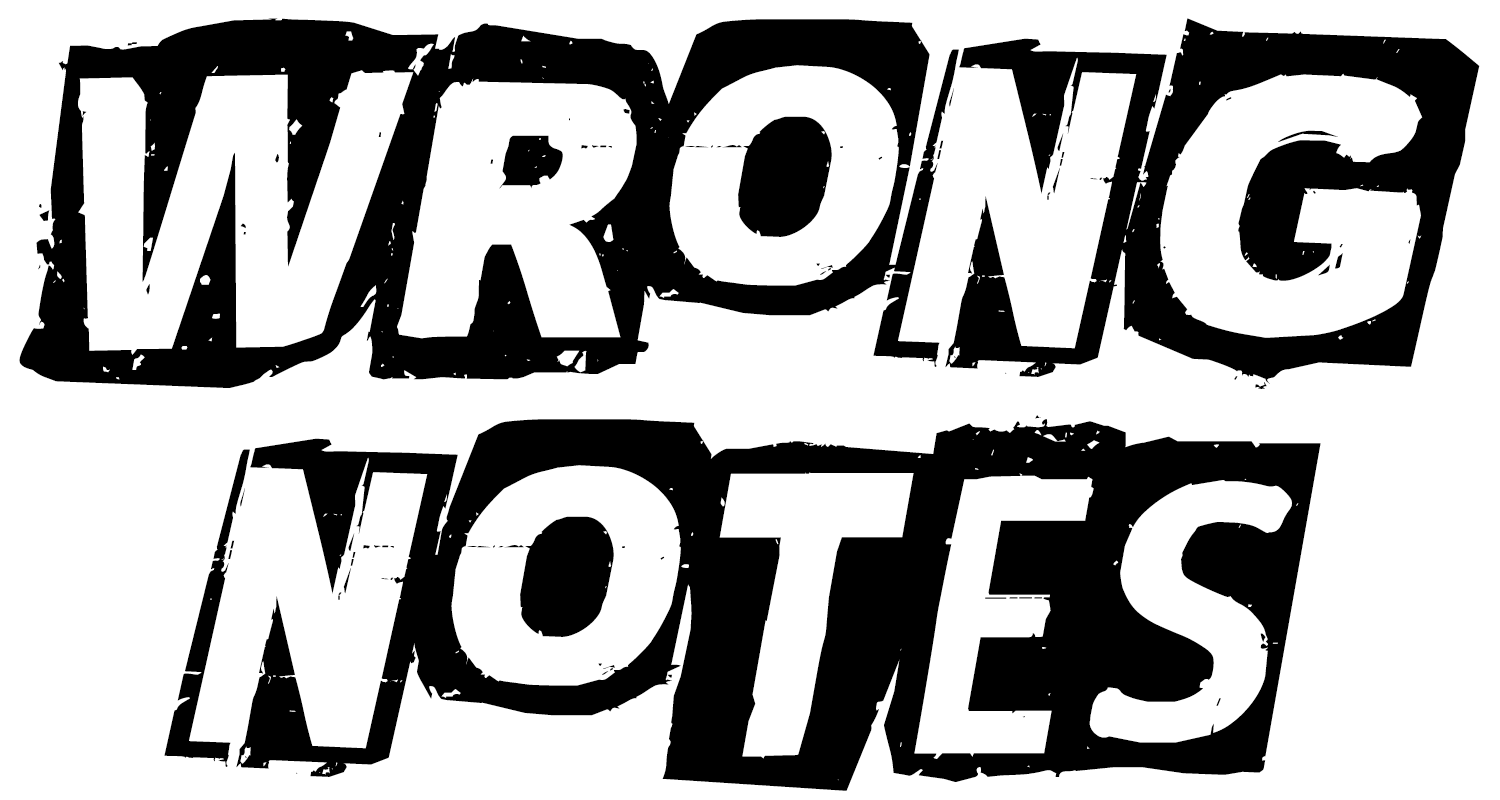 wrong notes logo black